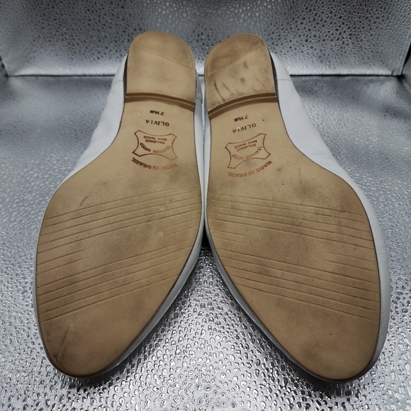 Partners White Olivia Flats Women's Size 7.5 - Picture 7 of 9